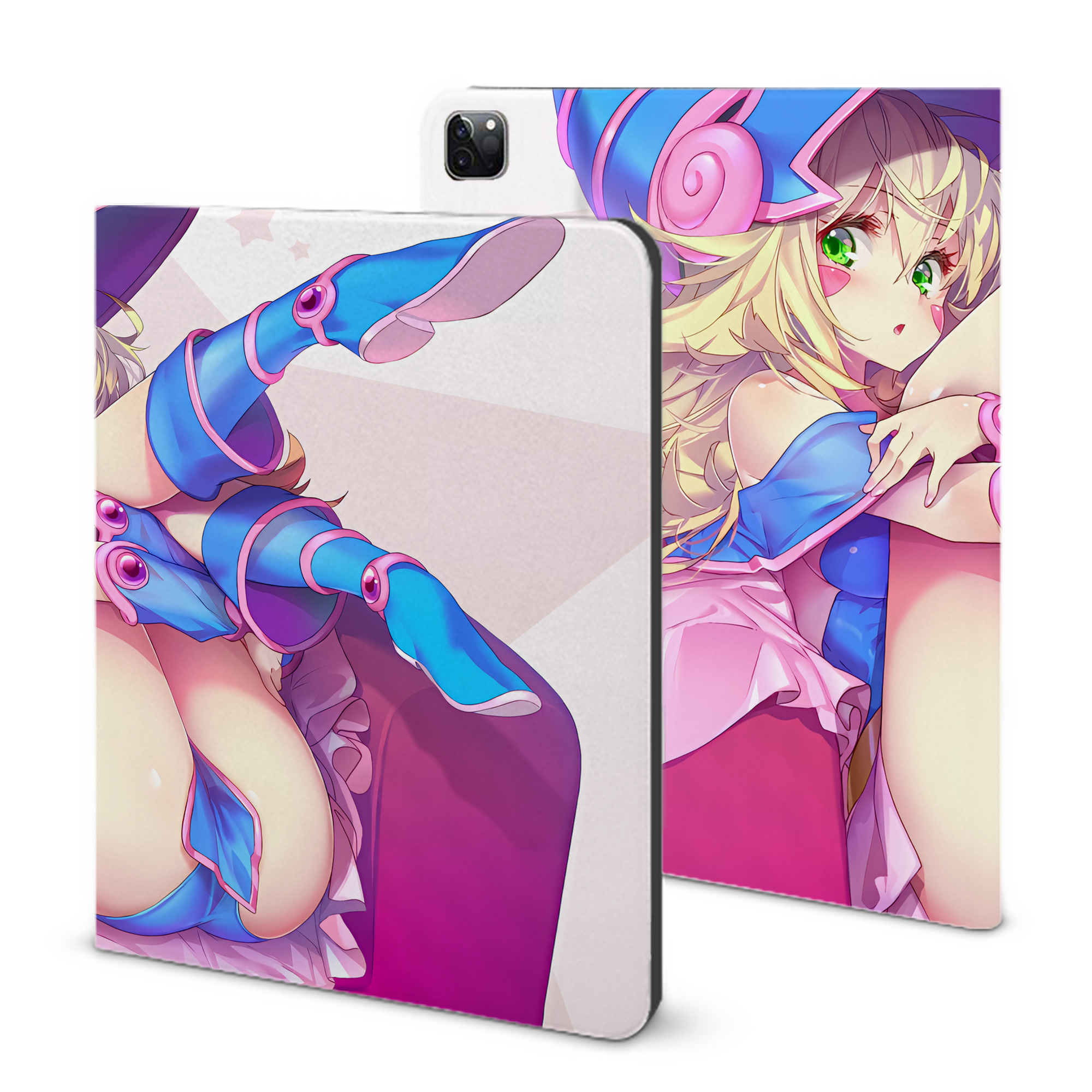 （画像用） 遊☆戯☆王 Yu-Gi-Oh! IPad ケース ブック型 PUレザー TPU 耐衝撃 軽量 薄型 ペン収納なし 全面保護 IPad 各モデル対応